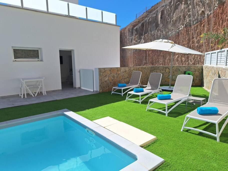 Malibu Mogan Secret Pool Villa - Piscina Privada Y Climatizada - Exclusive Heated Pool La Playa de Tauro Kültér fotó