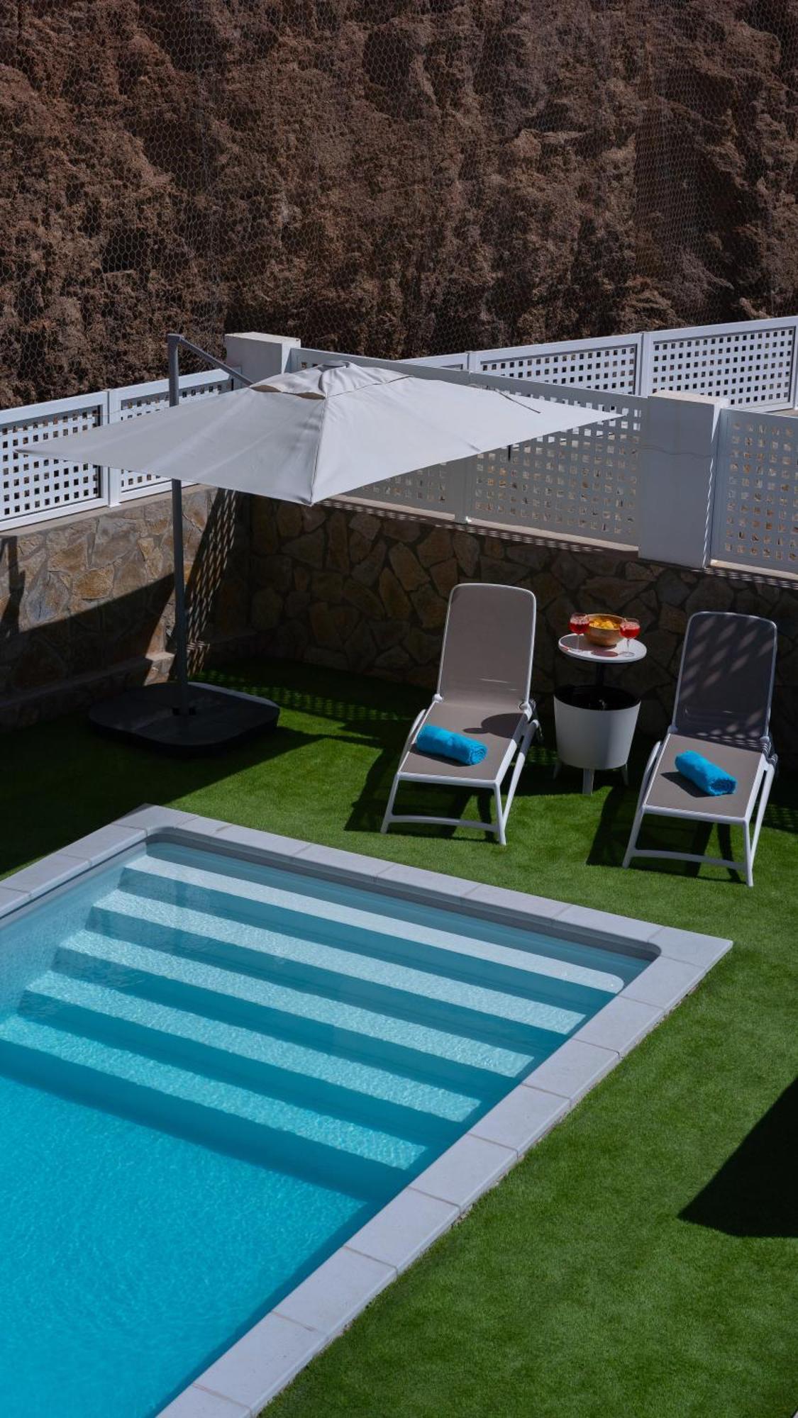 Malibu Mogan Secret Pool Villa - Piscina Privada Y Climatizada - Exclusive Heated Pool La Playa de Tauro Kültér fotó